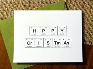 chem christmas card
